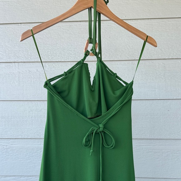 NWOT Zara Emerald Green Maxi Dress - Picture 6 of 6